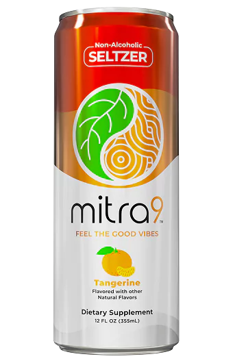 Tangerine Kratom Seltzer ~ Mitra 9